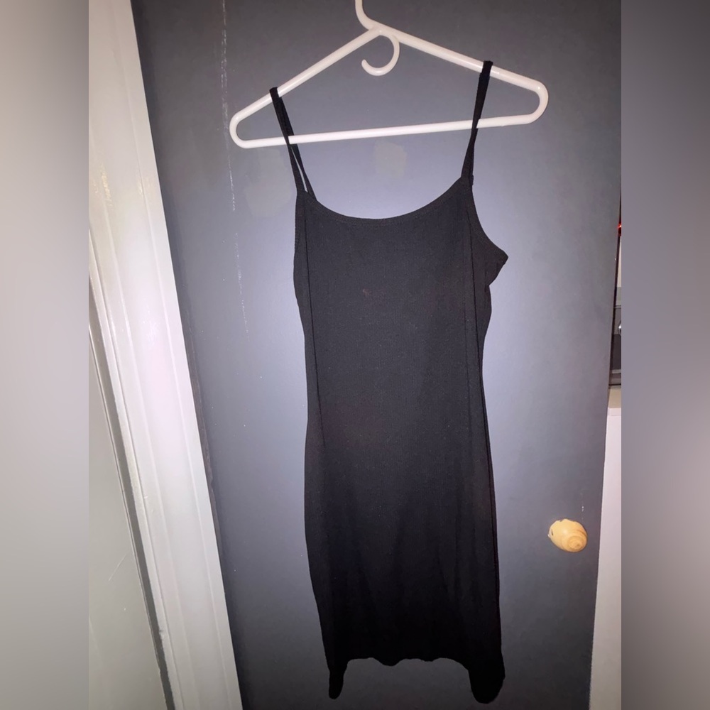 Heart Hips Black Mini Dress
